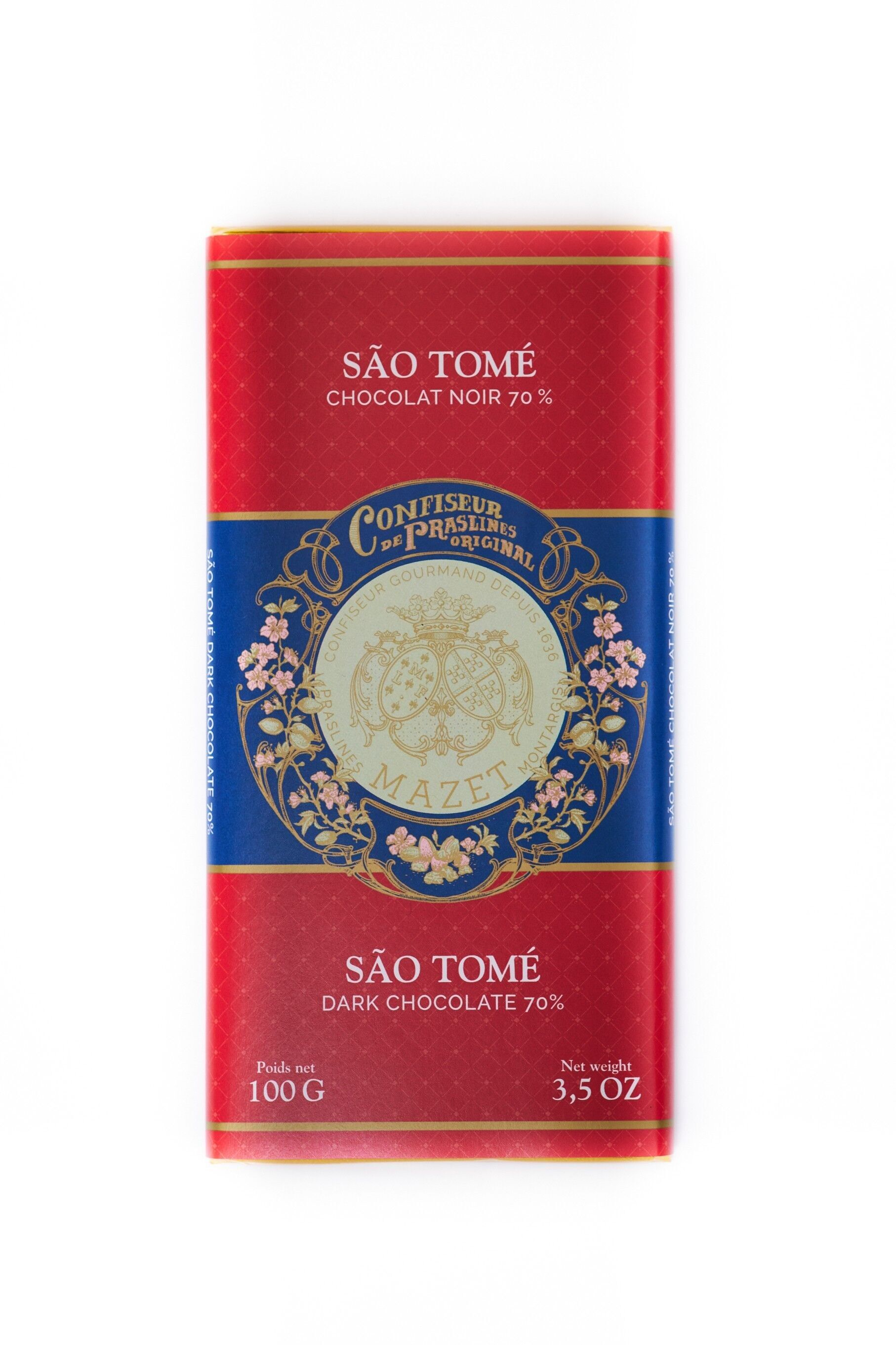 Tavoletta di cioccolato fondente São Tomé 70%.