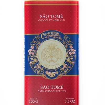 Tablette São Tomé chocolat noir 70% -TAS1