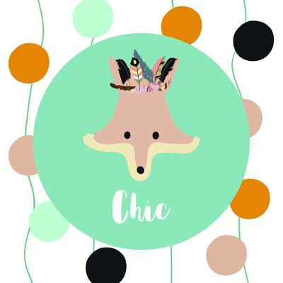 Plakat | Böhmisch | Fox Chic | A3