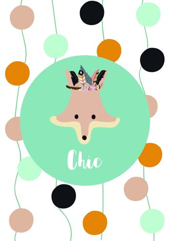 Affiche | Bohème | Fox Chic | A3 1
