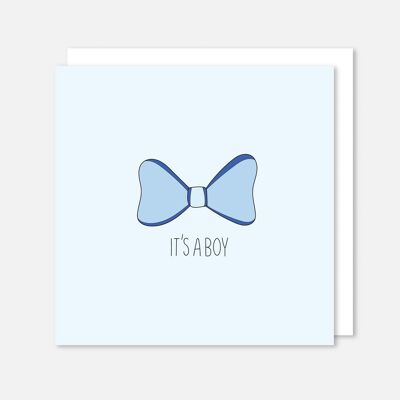 It's A Boy Bow Tie