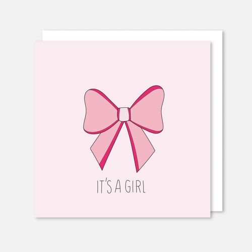 It's A Girl Bow