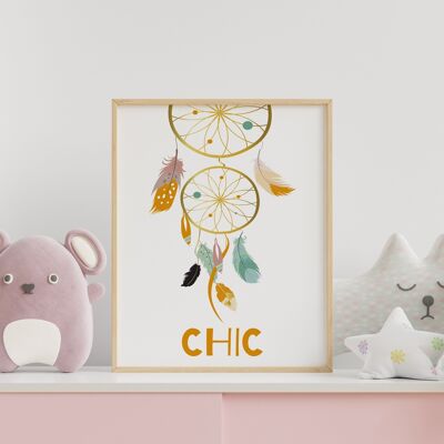 Poster | Bohemian | Dreamcatcher Chic | A4