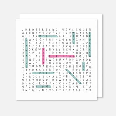 Happy Birthday Wordsearch for her