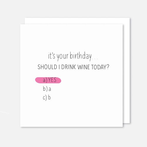 Birthday Wine