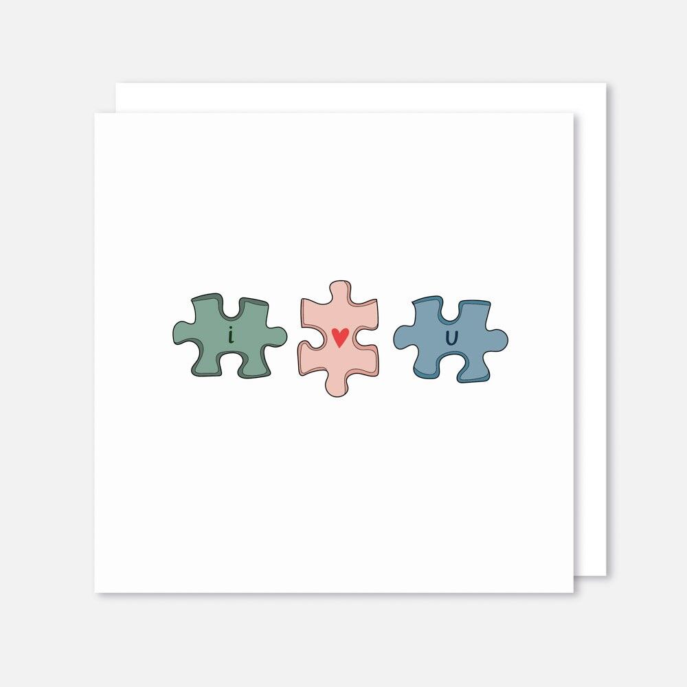 Ich liebe U-Puzzle