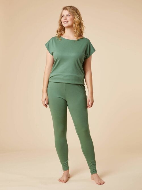 Bequemer Yoga-Jumpsuit Saraswati - Schilf