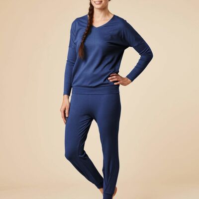 Matangi 2 a maniche lunghe "Easy-Flow" - Navy