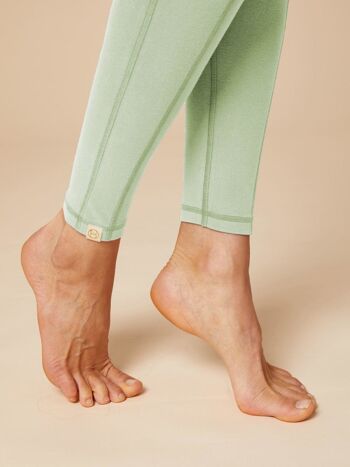 Legging Kuschel-Shakti - Vert citron 1