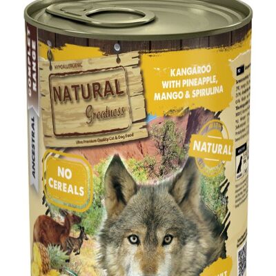 Natural Greatness Canguro con Piña y Mango ( Lata 400 gr ) AL1029