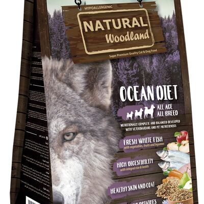 Natural Woodland Ocean Diet perro 2 kg AL1099