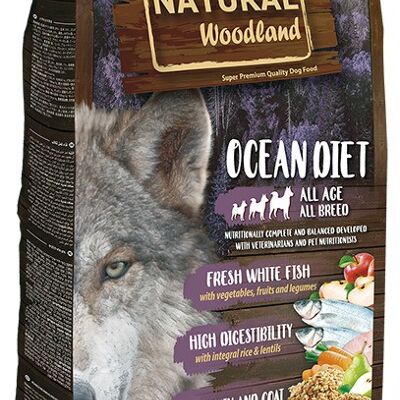 Natural Woodland Ocean Diet perro 10 kg AL1100