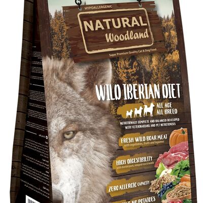 Natural Woodland Wild Iberian Diet perro 2 kg AL1101