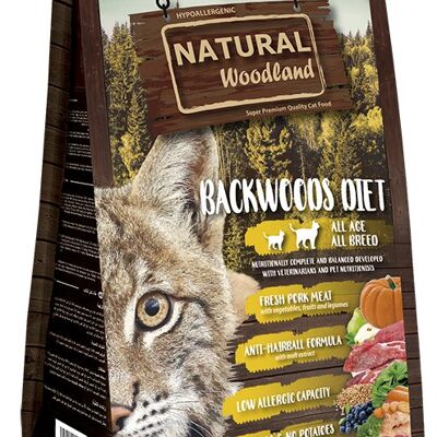 Natural Woodland Backwoods Diet  gato 1,5 kg AL1108