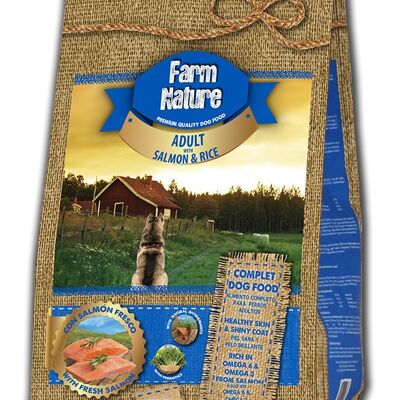 Farm Nature Adulto Salmón y arroz perro 2,5 kg AL1118