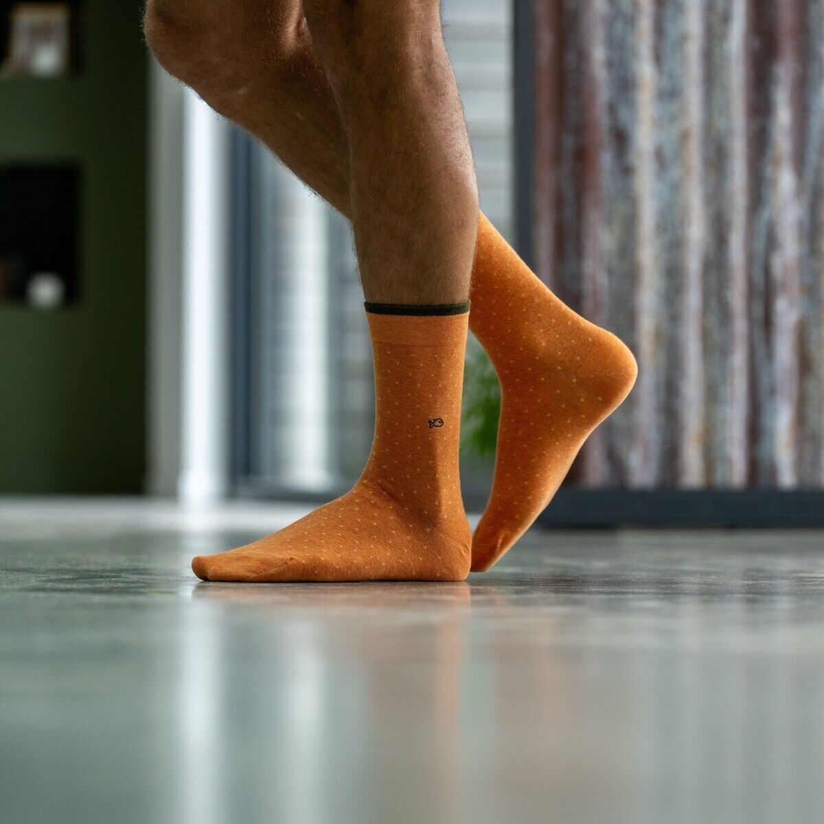 Quadratische Socken aus gekämmter Baumwolle – Colorado