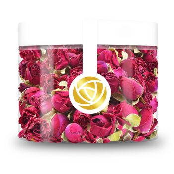 Fleurs de roses décoratives en 7 couleurs - 20g - Fleurs séchées décoratives, garniture pour gâteaux, décoration de gâteaux, 100% naturelles pour la pâtisserie, la cuisine et la décoration 16