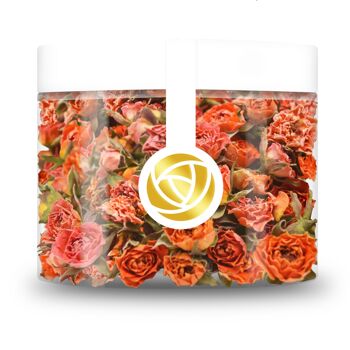 Fleurs de roses décoratives en 7 couleurs - 20g - Fleurs séchées décoratives, garniture pour gâteaux, décoration de gâteaux, 100% naturelles pour la pâtisserie, la cuisine et la décoration 18