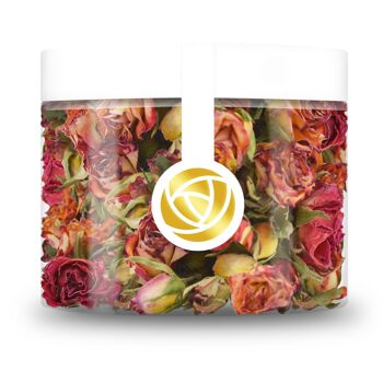 Fleurs de roses décoratives en 7 couleurs - 20g - Fleurs séchées décoratives, garniture pour gâteaux, décoration de gâteaux, 100% naturelles pour la pâtisserie, la cuisine et la décoration 19