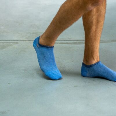 Plain socks Light blue heather