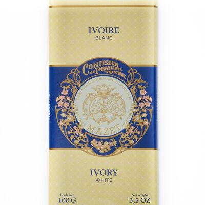 Tavoletta di cioccolato bianco avorio -TAI1