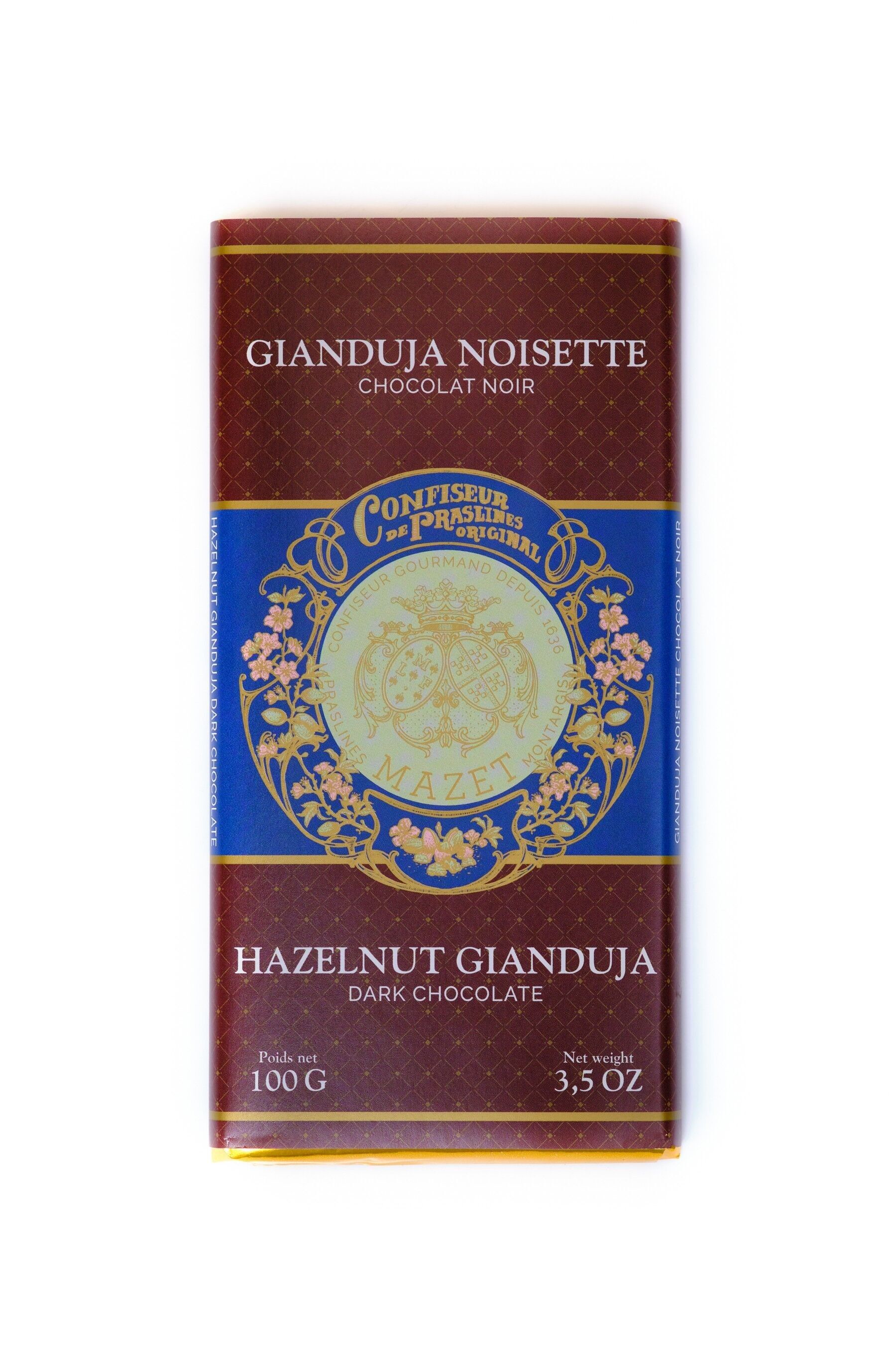 Tavoletta cioccolato fondente gianduja nocciola TAG1