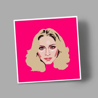 Madonna greetings card