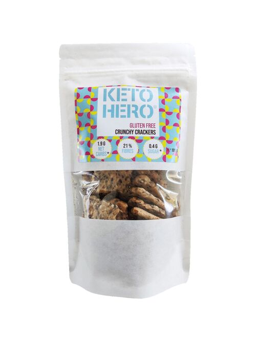 KETO-HERO® Keto Crackers 12 x 100g