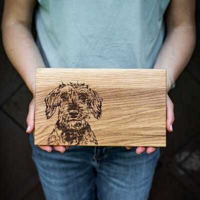 Cutting Board Dachshund Engraving