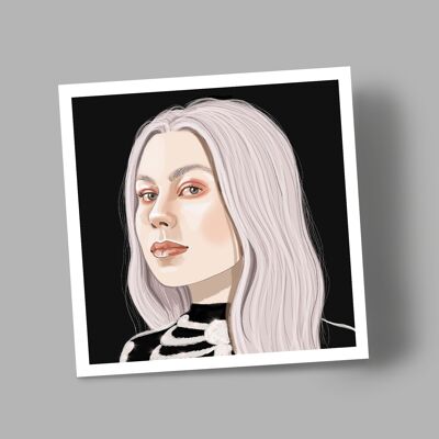 Phoebe Bridgers greetings card