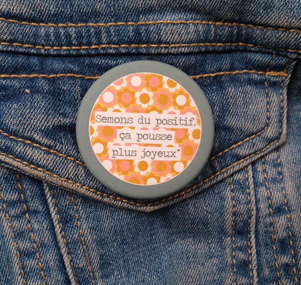 Distintivo "Seminiamo positivo".