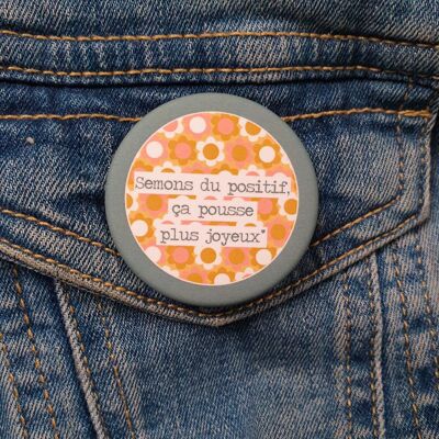 "Let's Sow Positive" Badge