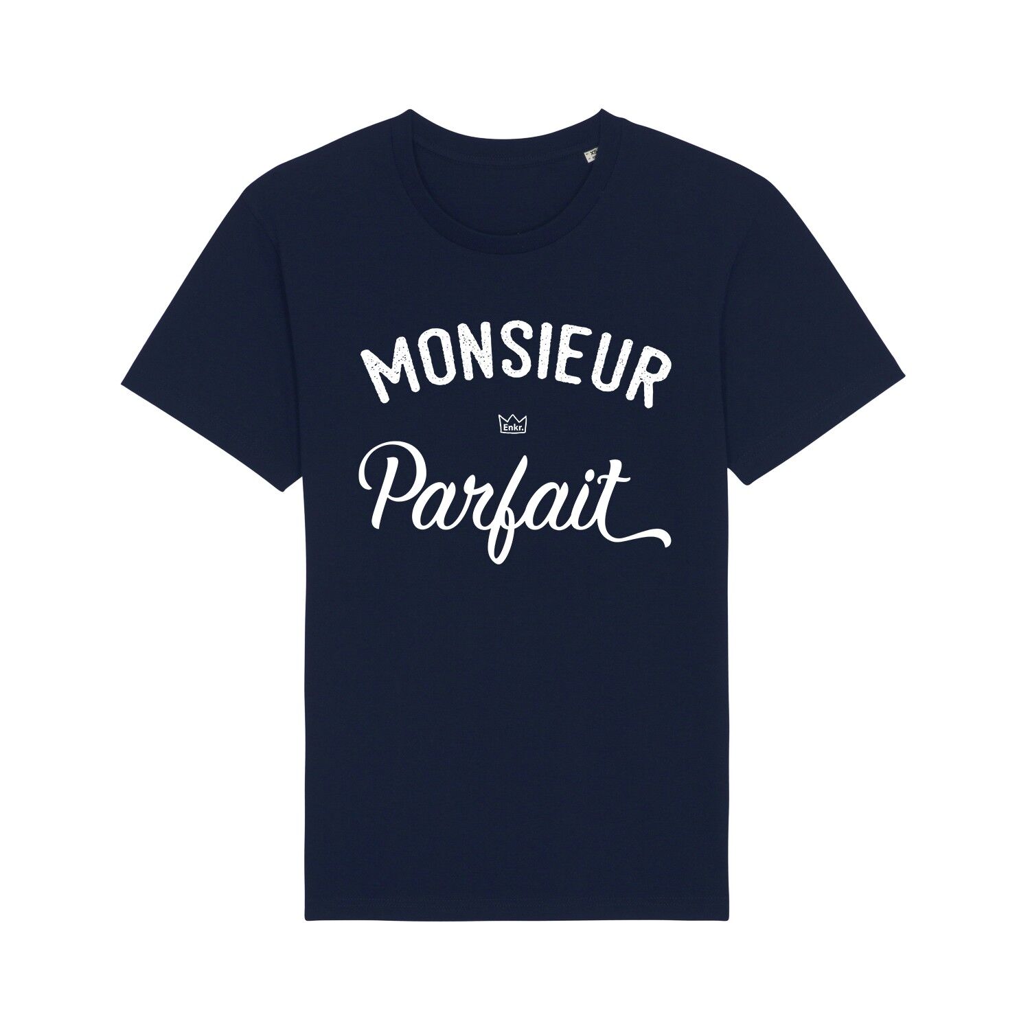 TSHIRT BLU MARINO Monsieur Parfait
