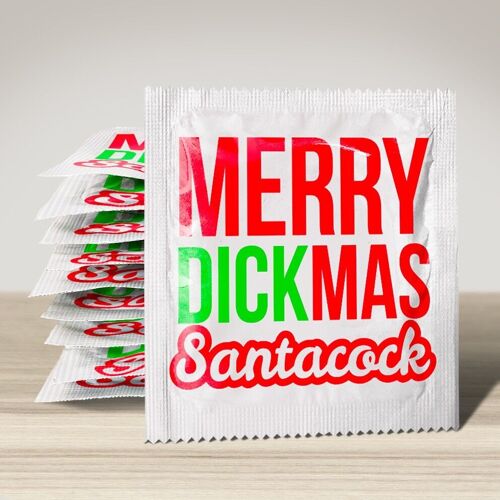 Préservatif de Noël: Merry Dickmas Santacock