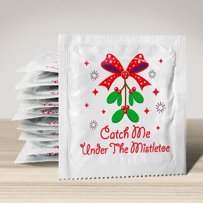 Christmas Condom: Catch me under the Mistletoe