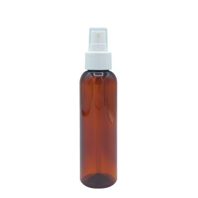 VICTOIRE BOTTLE - AMBER PET PLASTIC - 100ml - CREAM, OIL AND LOTION PUMP