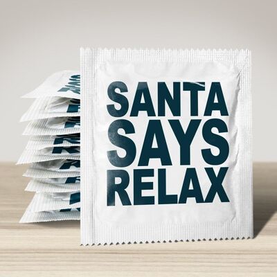 Weihnachtskondom: Der Weihnachtsmann sagt Relax