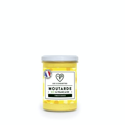 Mostaza ecológica fina y dulce