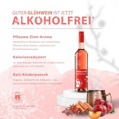 BÄHRENGLUT ROSÉ - alkoholfreier Glühwein rosé