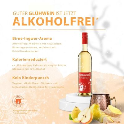 BÄHRENGLUT WEISS - alkoholfreier Glühwein weiss