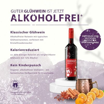 BÄHRENGLUT ROT - alkoholfreier Glühwein rot