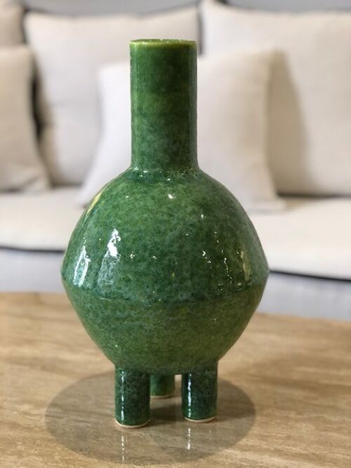 VASE EN CERAMIQUE VENUS COULEUR VERT