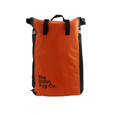 30 Litre Orange Roll Top Rucksack