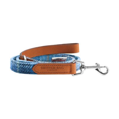 Laisse pour chien bleue Castlebay mince de 15 mm