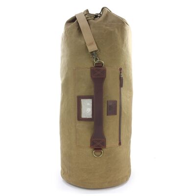 La borsa del kit in tela cerata cammello Navigator