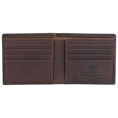 The Navigator Brown Waxed Canvas Wallet