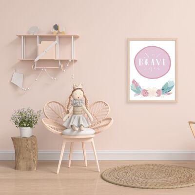 Plakat | Böhmisch | Brave Pink | A3