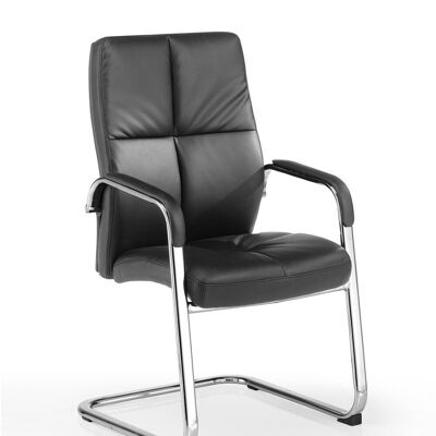 DUBLIN ARMCHAIR LOW BACKREST BLACK SLEEVE DK1037