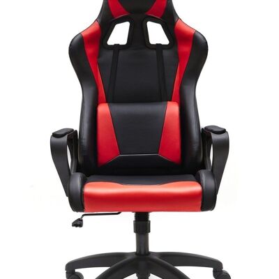 CHAISE ARCADE GAMING ROUGE-NOIRE. DK1079