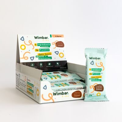 Barre Cacao Avoine - Pack de 12 Barres - WIMBAR
